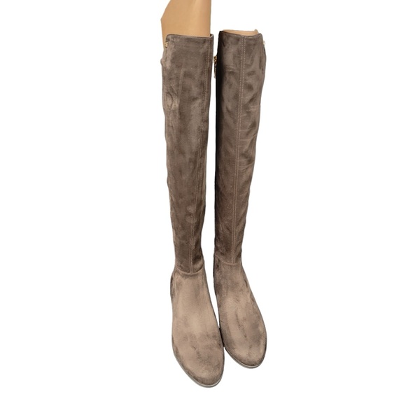 MICHAEL Michael Kors Womens Bromley Faux Suede Pull-On Over-The-Knee Boots - Picture 3 of 10